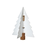 Juletræ på træfod hvid 25 cm fra Lübec Living OOhh - Tinashjem 